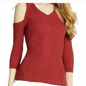 Jessica Simpson Rhona cold shoulder sweater Medium